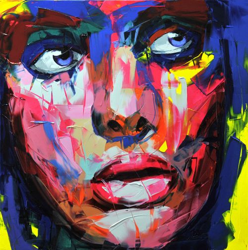 Francoise Nielly Portrait Palette Painting Expression Face070 - Click Image to Close